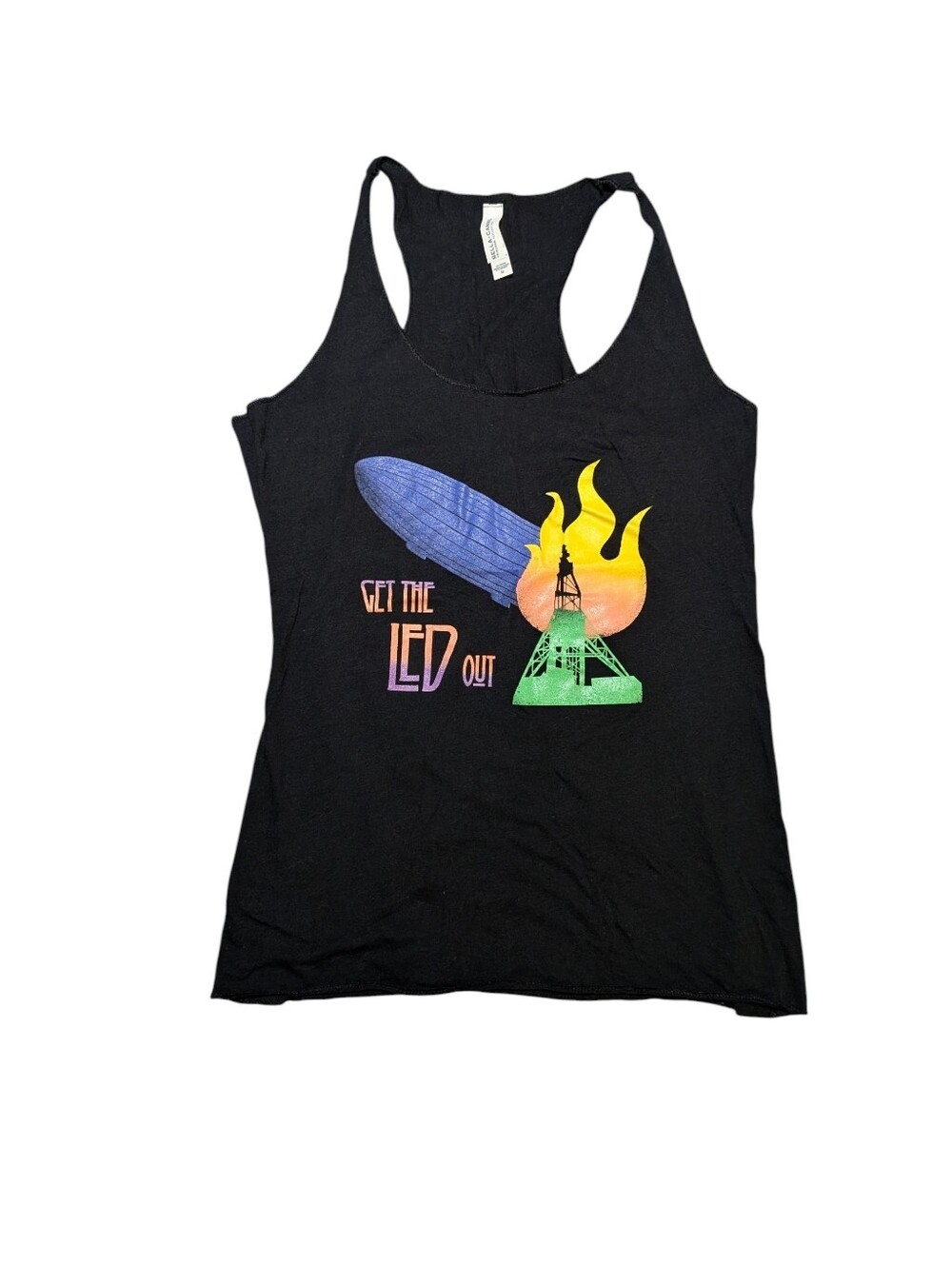 Led Zeppelin Tribute Racerback Tank Medium